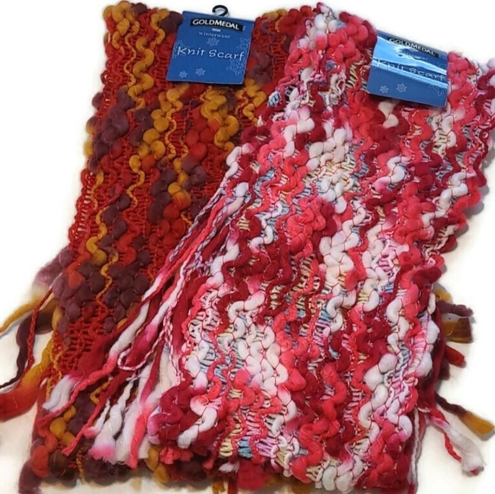 🆕️ 2 Knit Scarves